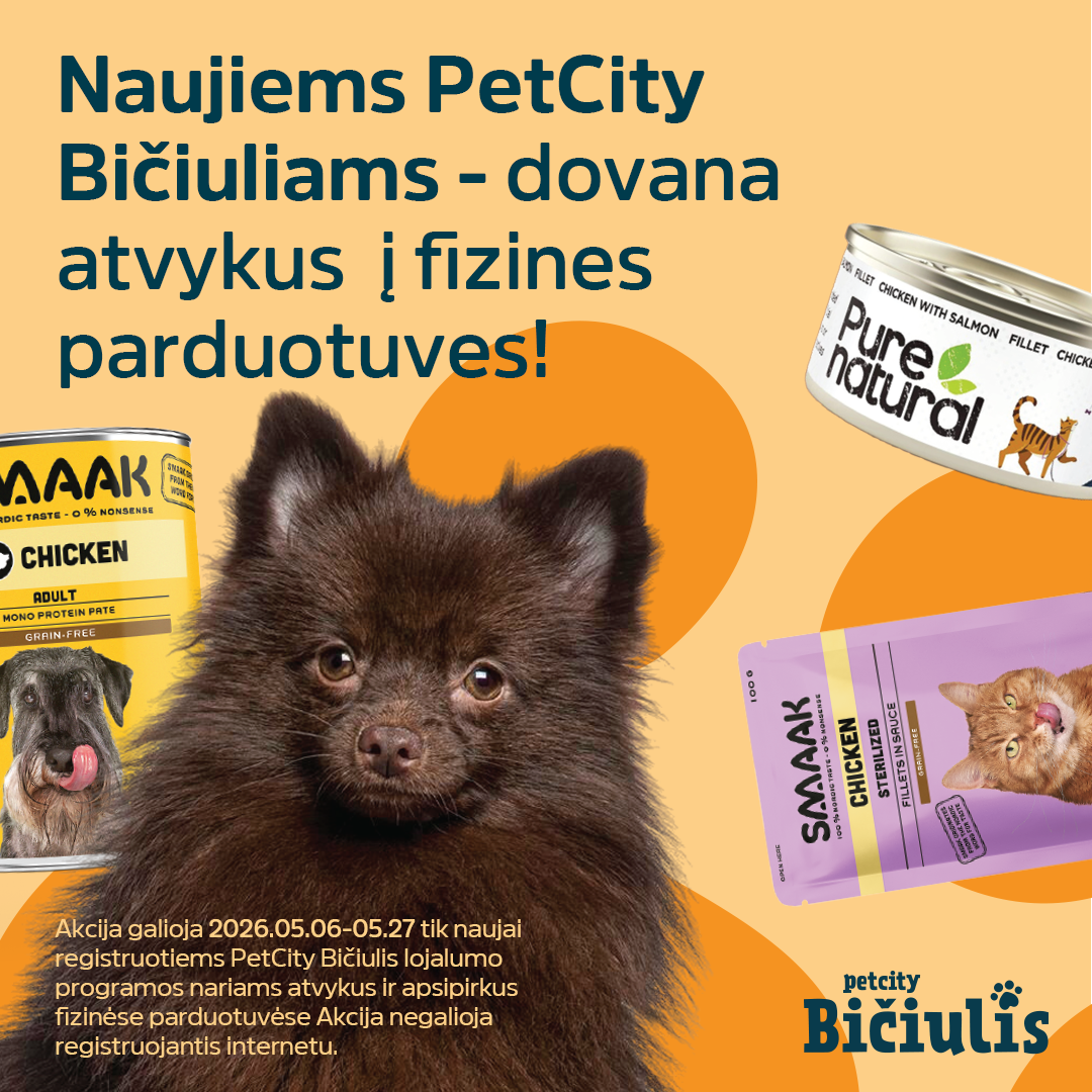 „PETCITY” -  Dar nesate PetCity Bičiulis? Dabar pats laikas!