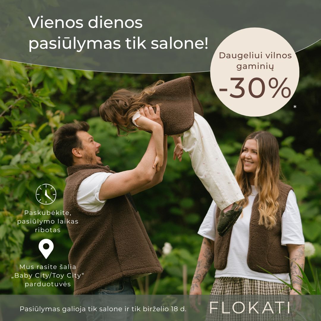 „FLOKATI” - Išskirtinis vienos dienos pasiūlymas! 🔥